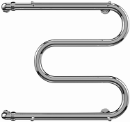 Полотенцесушитель водяной Terminus Эконом М-образный 50х60 с полкой , изображение 1