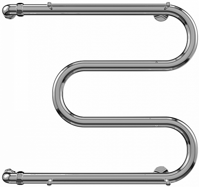 Полотенцесушитель водяной Terminus Эконом М-образный 50х60 с полкой , изображение 1