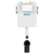 Смывной бачок скрытого монтажа Abber AC0104 для приставного унитаза , изображение 2