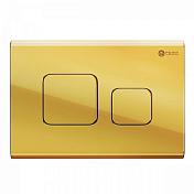 Кнопка смыва Point Афина PN44041G золото , изображение 1