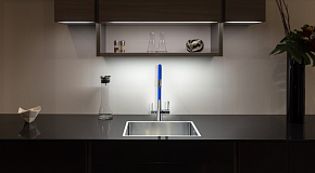 Фото Смеситель Lemark Comfort LM3075C-Blue для кухонной мойки