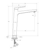 Смеситель BelBagno Ardente LMC-CRM-W0 для раковины , изображение 7
