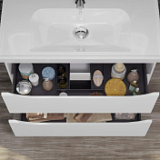 Изображение Тумба под раковину Opadiris Элеганс 90 белая матовая Тумба под раковину Opadiris Элеганс 90 белая матовая , изображение 3