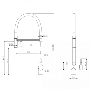 Смеситель Abber Wasser Kreis AF81141SP для кухонной мойки, сатин , изображение 3