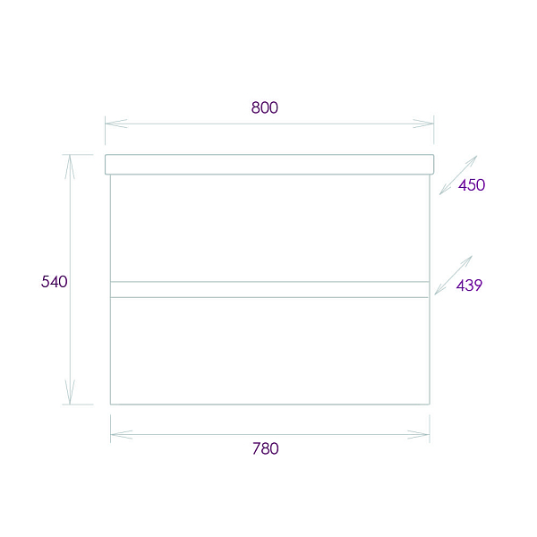 Тумба под раковину Onika Эвада 80 подвесная, белая , изображение 8