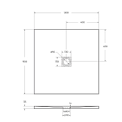 Изображение Поддон для душа BelBagno Uno TRAY-MR-UNO-A-90-35-W-CR 90x90 Поддон для душа BelBagno Uno TRAY-MR-UNO-A-90-35-W-CR 90x90 , изображение 7