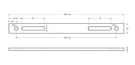 Комплект креплений BelBagno BB21-EAGLE-SUP для ножек , изображение 2