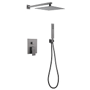 Душевой комплект Abber Daheim AF8219NG никель , изображение 1