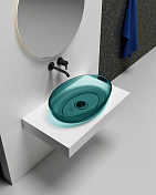 Раковина Abber Kristall AT2801Aquamarin 60 см , изображение 2