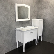 Зеркало Comforty Павия 100 белый глянец , изображение 2