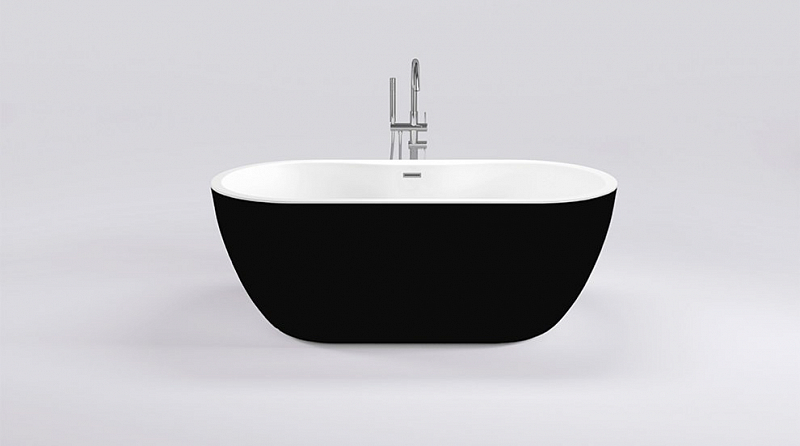 Акриловая ванна Black&White Swan 111SBBL black 180х75 , изображение 2