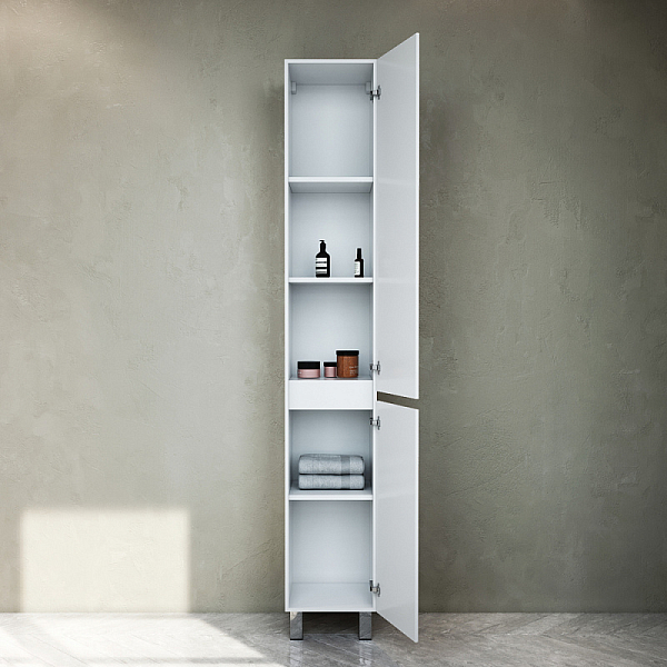 Шкаф-пенал AM.PM Gem S правый белый , изображение 3