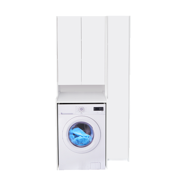 Шкаф Aquaton Лондри белый, для стиральной машины , изображение 6