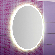 Зеркало Бриклаер Эстель-3 60 с подсветкой, сенсор на зеркале , изображение 2
