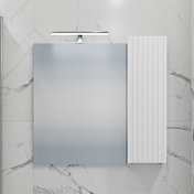 Изображение Зеркало-шкаф СаНта Юпитер 70 белый глянец, с подсветкой Зеркало-шкаф СаНта Юпитер 70 белый глянец, с подсветкой , изображение 3