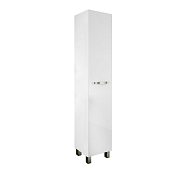 Шкаф-пенал Sanflor Одри 2 L напольный, белый , изображение 1