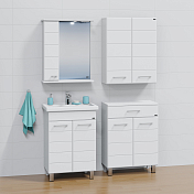 Изображение Зеркало-шкаф СаНта Омега 60 L с подсветкой Зеркало-шкаф СаНта Омега 60 L с подсветкой , изображение 3