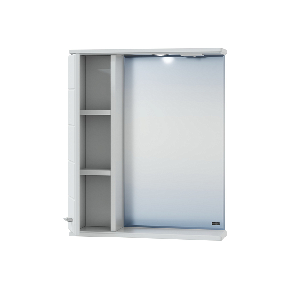 Зеркало-шкаф СаНта Омега 60 L с подсветкой , изображение 2