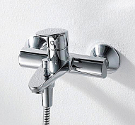 Смеситель Bravat Drop F64898C-B для ванны с душем , изображение 5