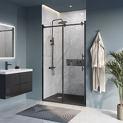 Фото Душевая дверь в нишу BelBagno Marino BF-1-120-C-NERO