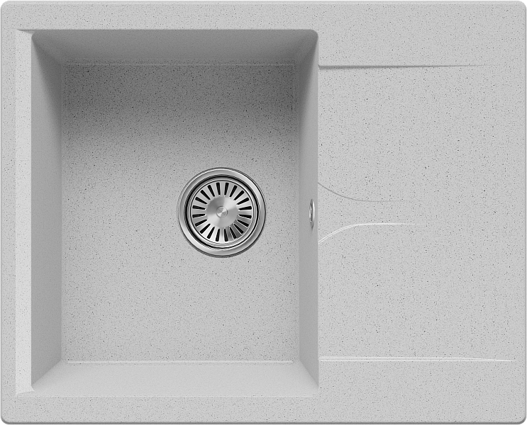 Мойка кухонная Polygran GALS-620 светло-серый , изображение 1