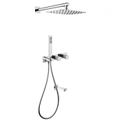 Душевой комплект Abber Rund AF8717 хром , изображение 1