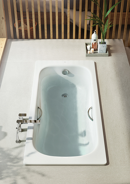 Стальная ванна Roca Princess-N 160x75 , изображение 4