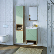 Изображение Тумба под раковину Бриклаер Кристалл 50 фисташка/дуб гранж песочный Тумба под раковину Бриклаер Кристалл 50 фисташка/дуб гранж песочный , изображение 12