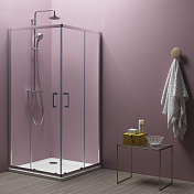Душевой уголок Kolpa San Eco Quat TKK 80х80 см silver , изображение 1