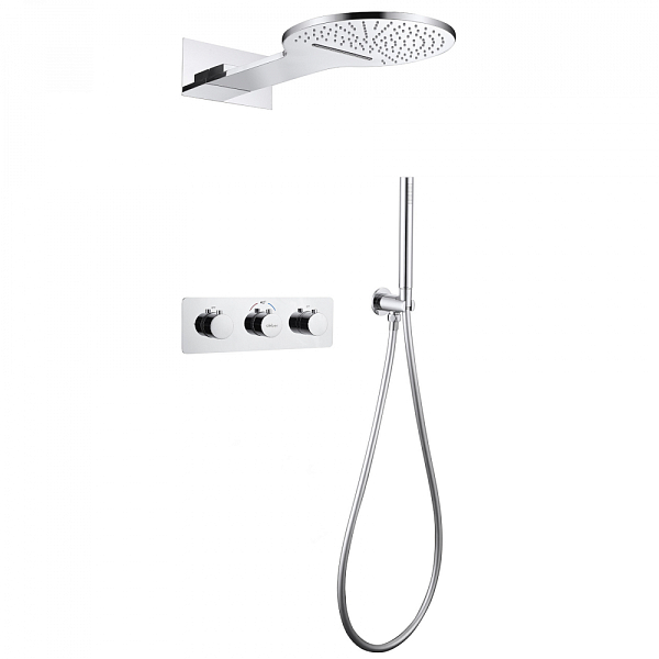 Душевой комплект Abber Wasser Kreis AF8151 хром , изображение 1