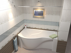 Акриловая ванна Bas Капри В 00015 170х95 L , изображение 3
