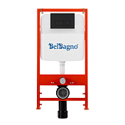 Система инсталляции для унитазов BelBagno BB026/BB044NERO с кнопкой смыва , изображение 2