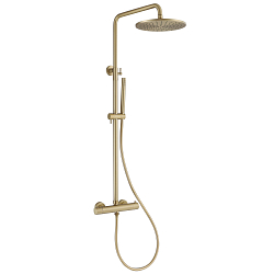 Фото Душевая стойка Abber Wasser Kreis AF8160B золото матовое
