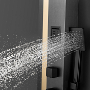 Душевая панель Black&White Gravity GR026 черный/золото , изображение 7