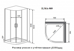 Душевая кабина Timo Premium ILMA-909 B , изображение 7