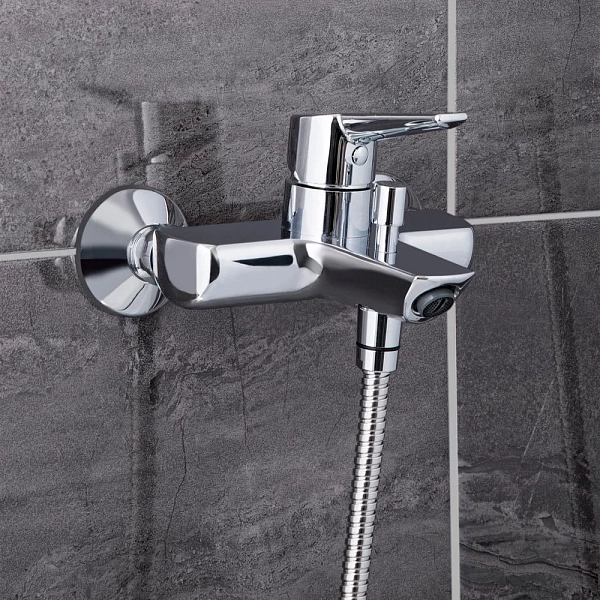 Смеситель Vitra Solid S A42444EXP для ванны с душем , изображение 2