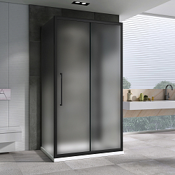 Фото Душевой уголок Abber Schwarzer Diamant AG30120BMH-S80BM-S80BM 120x80