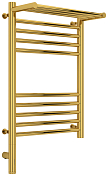 Полотенцесушитель электрический Сунержа Богема 3.0 1П 60х40 L золото , изображение 1