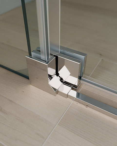 Душевая дверь в нишу Cezares Slider B-1-70/80-C-Cr , изображение 3