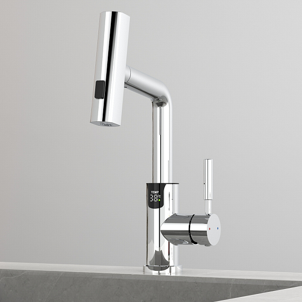 Смеситель Black&White Sky Day SD3028C для раковины , изображение 7