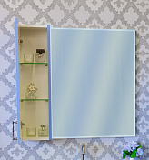 Зеркало-шкаф Sanflor Глория 65 L, голубой , изображение 2