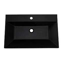 Фото Мебельная раковина BelBagno BB700/450-LV-ART-AST-NERO 70 см