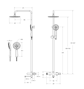 Душевая стойка Cezares Stylus CVD-BORO , изображение 7