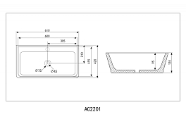 Раковина Abber Rechteck AC2201MB 60 см , изображение 5