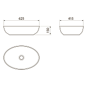 Раковина Point Сатурн PN43901 63 см , изображение 5