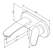Изображение Смеситель AM.PM Like F8072200 с внутренней частью, для раковины Смеситель AM.PM Like F8072200 с внутренней частью, для раковины , изображение 12
