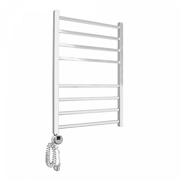 Полотенцесушитель электрический Domoterm Квадро П8 50х80 L хром , изображение 2