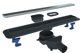 Душевой лоток BelBagno Luce BB-LD-LUCE-60-CR с решеткой 60 см , изображение 1