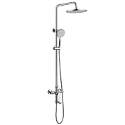 Душевая стойка Abber Weiss Insel AF8016N хром , изображение 1