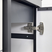 Тумба с раковиной Comforty Лозанна 100 белый глянец, для стиральной машины , изображение 6